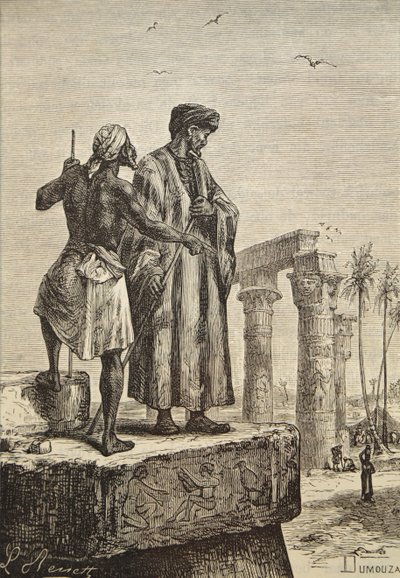 Ibn Battuta in Egypt by Hippolyte Leon Benett